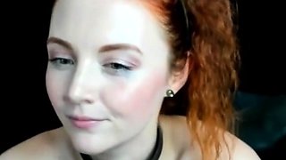 Busty Canadian MILF Drinks Her Own Milk on Webcam
