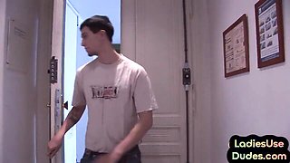 Lovely sugar baby - 3some porn - Pure CFNM