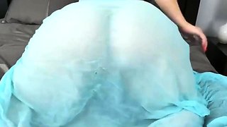Big-Ass See-Through Dress Webcam Show