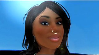 3D - Teen Whores Diaries: Blowjob, Doggy  3D Porn Porn