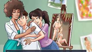 Let's Play - Summertime Saga, Picture of Principal Smith and Annie, No Commentary