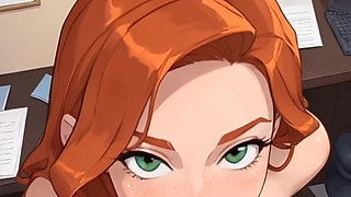 Boss Lady's Forbidden Office Big Cock Cheat!