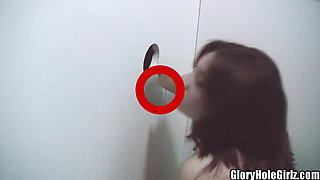 Lil Fat Titty Latina Bitch Blows Boners in Gloryhole Cock Suck Sess!
