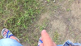 Lonely Girl Watches Me Jerk Off & Touches My Cock Until I Cum On Her Tits - Nefirtity