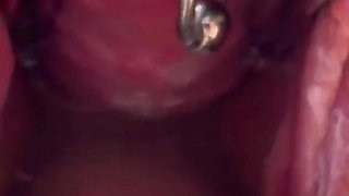 Pee Inside My Pussy with Speculum Outsid