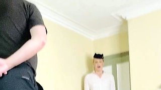 Amateur blonde ass fucked