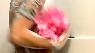 Big boobs milf masturbates with her dildo