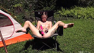 Nude teen solo exciting outdoor movie