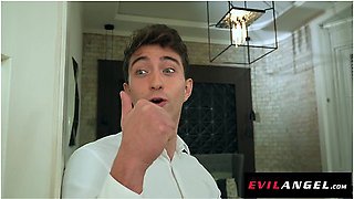 EVILANGEL Busty Hotwife Gets POUNDING DP Fuck