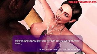 Horny Hot Wife Handles BBC Double Penetration - My Wife Is a Porn Star 3D Cuckold Porn Game