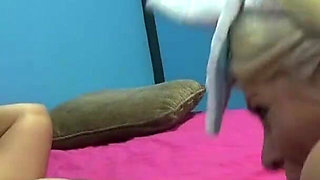 Three amazing babes share one dick