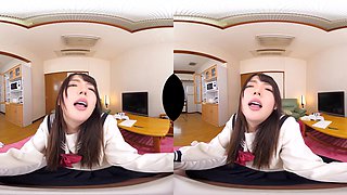 Showing Off Her Panties And Tits In Her Schoolgirl Uniform Part 3; Cute Japanese Schoolgirl Jav Vr Hardcore Pov