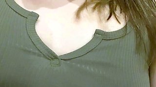 Amateur striptease and Solo masturbation