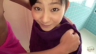 Pick Up Of Cutie Asian Girl Lead Them Into A Dream Shower And Creampie Baking