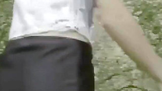 The Director Lures Her in the Park and Takes Her Home to Shooting a Porn Film