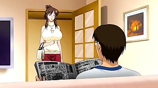 Hot hentai schoolgirl sucking cock