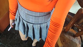 Hot Stepsister Visits Me and Ends up Getting with Her Vagina Full of