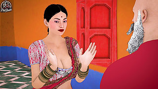 Desi Bhabhi had sex with her father in law
