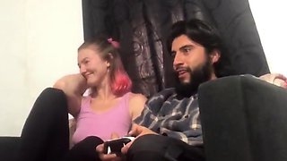 Big Ass Gamer Girl Rides Cock for Creampie