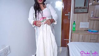 Hot Indian Tailor Pinki Cute Takes Rough Doggy Fuck and Big Cum Load in Her Sexy Ass