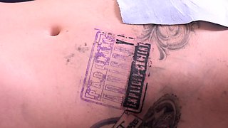 Taylor Nicole gets tattooed and fucked by Ellis Camino