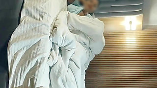 Bhabhi dropping and pressing her big boobs milk