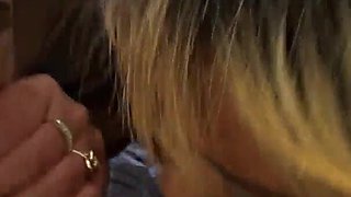 Neighbor's Wife Talks Her Bbbw Girlfriend Into Swallowing My Cum