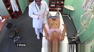 Doctor probes patients pussy with his cock for best results