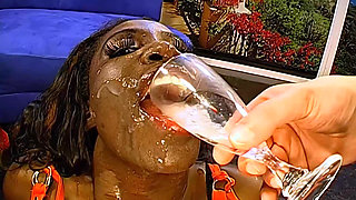 Sperm Gargling and Cum Swapping Bukkake Babes Ggg John Thompson