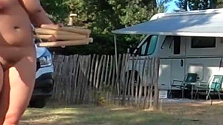 Kinky Couple Games at French Nudist Beach Campsite