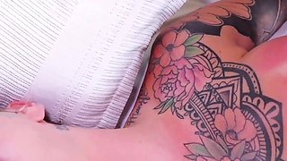 Thrilling Threesome and DP with Cassidy Luxe Ends with Creampie