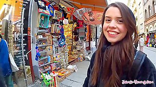 Cute Petite Girl Rides Big Cock! Budapest Sex Vlog