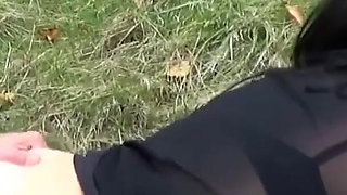 Overlap of two mature sluts outdoor