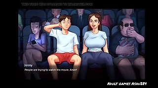 Pregnant Jenny Gets Fucked Hard in Real Baby Bump Hentai Scene - Big Tits Creampie