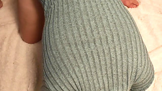 Petite naughty submissive shows her ass