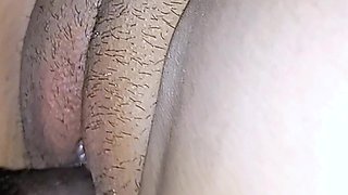 Quick Pussy Fucking and Cum on Open Hole.very Wet Pussy Closeup