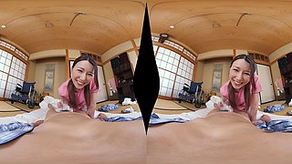 Asian hot babe VR porn