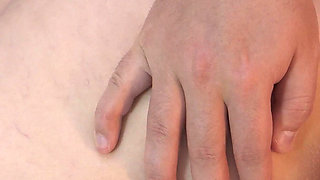 Pussy Massage Close-up and Then Slobbery Blowjob