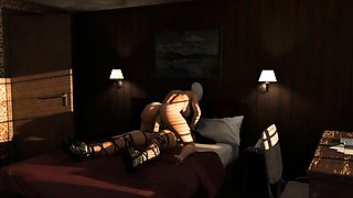 Desert motel - futa Taryn made me scream her name all night