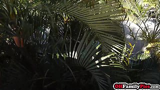 Hottie petite teenager sucked that big penis