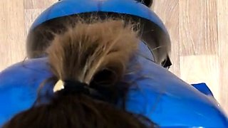 Amateur Big Titted Brunette Get Fucked On The Couch