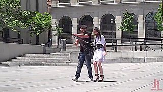 Ethno Slut Shamed And Fucked By A Crowd In Public!