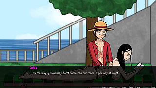 One Slice of Lust - One Piece - V1.6 Part 3 Nico Robin Naked Body Taking Sun by Loveskysanx