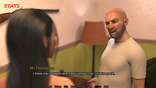 The Adored Marriage - Chapter 2 - V0.5 - Mr. Thompson got a handjob from Evelyn - Demo