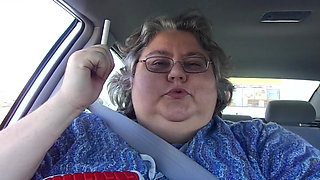 Nurse Vicki SSBBW Smoking in the Car