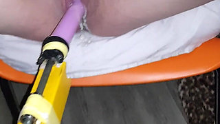 Pregnant Fucking Machine