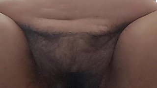 The Dildo Goes All the Way Into the MILF's Vagina