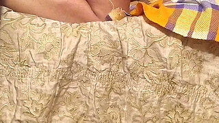 Indian girl with big ass fucking my girlfriend in her mouth ass and pussy on the sofa