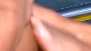 Two Beautiful Lesbians on the Boat Lick Each Other's Hairy Pussy and Tits with Big Nipples