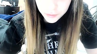 Emo Teen Becka Solo Webcam Masturbation Porn